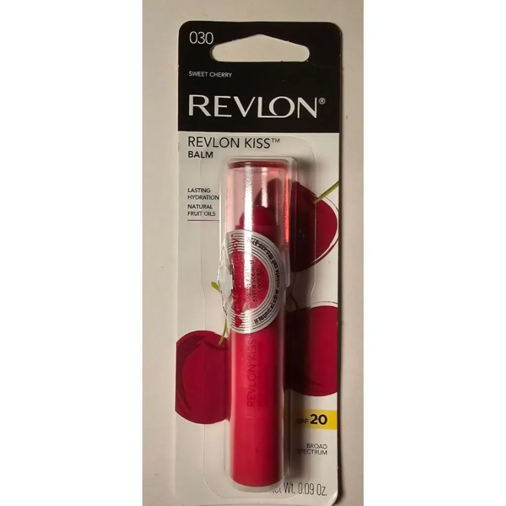 Revlon Kiss 030 Sweet Cherry Lasting Hydration Natural Fruit Oils Makeup